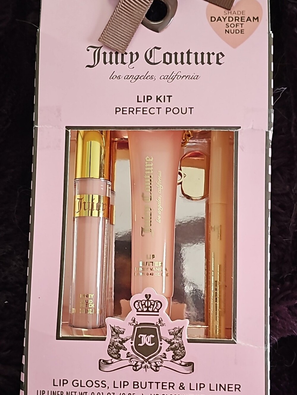 Juicy Couture Lip Kit — Soft Pink Nude Set
